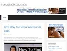 Tablet Screenshot of female-ejaculation.com